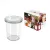 Bild: Weck Sturzform-Glas 24160SK12EW01 | Vorratsglas 160 ml | 12er Pack | mit Glasdeckel 60 mm | Einkochwelt | Glas | klar