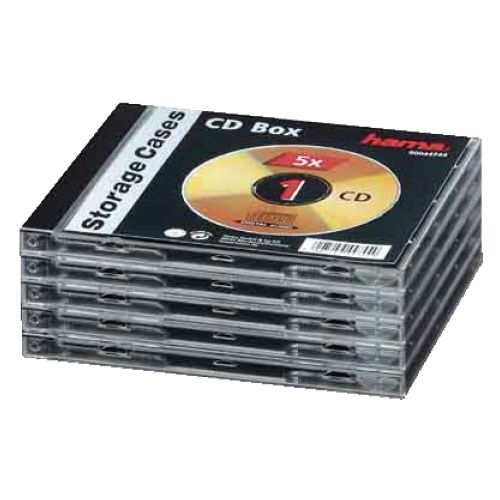Bild: 1x5 Hama CD-Box Jewel-Case 44744