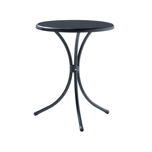 Bild: 200/G Tisch 60 cm grau Bistrotisch m.Dekorplatte