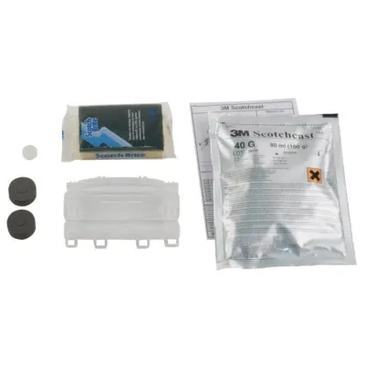 3M Gießharz-Verbindungsmuffe 92-NBA 6 | 0,6/1kV | 4-polig | 70-120qmm | Premium Verbindungsgarnitur | Kunststoff