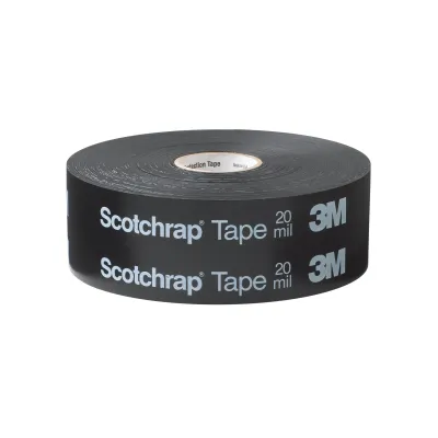 3M Korrosionsschutzband Scotchrap 50 TLS50010646 | PVC selbstklebend | 100 mm x 30,5 m | UV-beständig | schwarz