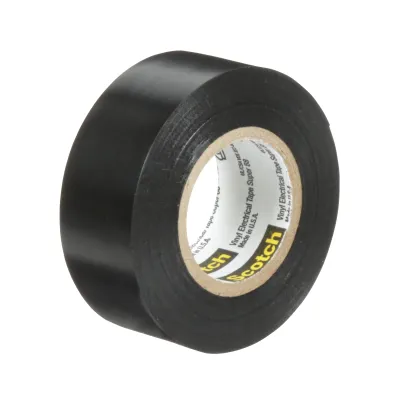 3M Scotch Super 88 Elektro-Isolierband 19mm x 6m | Premium PVC-Klebeband | UV- & temperaturbeständig | schwarz