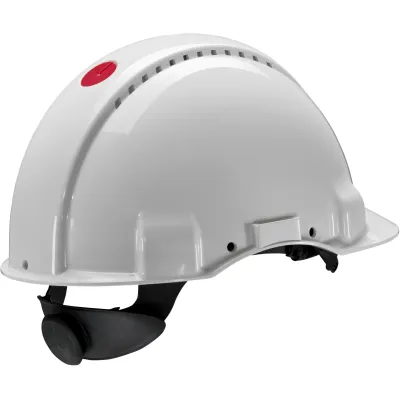 3M Schutzhelm G3001M G31MUW | Industrieschutzhelm 1000V | Polyethylen | mit Schweißband | elektrisch isoliert | weiß