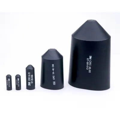 3M Schrumpf-Endkappe SKE62/158 DE272919593 | Warmschrumpf | 63–126mm² | Ø158/61mm | Polyolefin | Schwarz