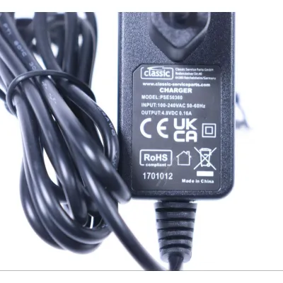 4,8V-Netzteil für Panasonic Rasierer Classic PSE50360EU Ladegerät