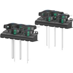 454/10 HF Set Imperial 1 Quergriff-Schraubendreher + Rack (schwarz/grün, 10-teil