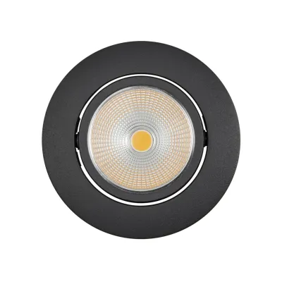 Nobile LED-Downlight 8W 3000K 780lm | 38° Einbaustrahler | Ra>90 | Ø88mm | Aluminium schwarz-matt