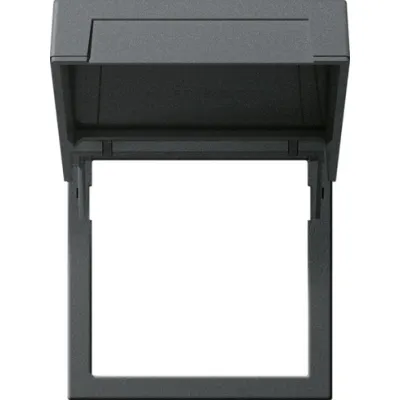 GIRA Montagerahmen Klappdeckel 265828 | System 55 | Zwischenrahmen | IP20 | halogenfrei | anthrazit