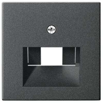 Gira Zentralplatte UAE/IAE 027028 System 55 | anthrazit | Kunststoff | Unterputz | halogenfrei