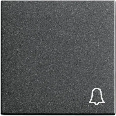 Gira Wippe für Klingelschalter 028628 | System 55 | Symbol Klingel | Schalter/Taster | anthrazit | Kunststoff