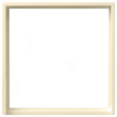 GIRA Adapterrahmen 028201 System 55 | 50x50 mm | quadratisch | Unterputz | Kunststoff | cremeweiß glänzend