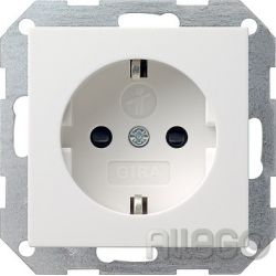 55/rw SCHUKO-Steckdose+KS und Symbol, SYSTEM 55/rw