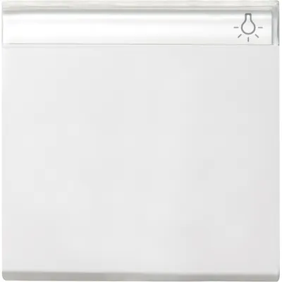 GIRA Wippe Schalter System 55 029927 | mit Beschriftungsfeld | Kunststoff | matt | Klemmbefestigung | reinweiß RAL 9010