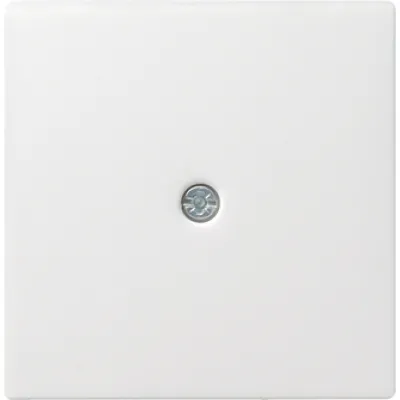 Gira Abdeckung Schnurableitung 027403 System 55 | Zentralplatte | Unterputz | Kunststoff | glänzend | RAL 9010