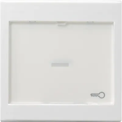 GIRA Wippe Schalter 067603 | System 55 | großes Beschriftungsfeld 37x47mm | reinweiß glänzend | Kunststoff