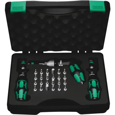 7445/46/47 Kraftform Drehmomentschraubendreher-Satz 2,5-55,0 in.lbs. (schwarz/gr