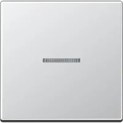 JUNG Wippe für Kontrollschalter A590KO5AL | Kontrollwippe Taster | Lichtleiter | Duroplast | glänzend | Aluminium