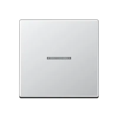 JUNG Wippe für Kontrollschalter A590KO5AL | Kontrollwippe Taster | Lichtleiter | Duroplast | glänzend | Aluminium