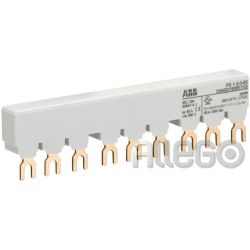 ABB 3-Phasen-Sammelschiene PS1-3-0-65 für 3 MS116 / MS132, Ie=65A ABB 3-Phasen-S
