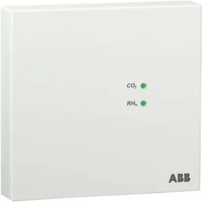 Busch-Jaeger Luftgütesensor Raumtemperaturregler LGS/A 1.2 | KNX CO2-Sensor | Aufputz | RTR | IP20 | weiß