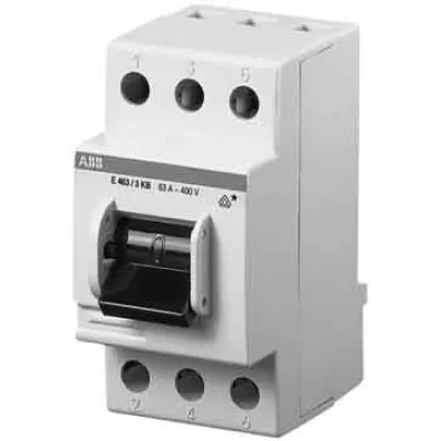 ABB Stotz Ausschalter E480/3-KB | 2CCE180300R0141 | 3-polig | 80A | 400V AC | Zwangstrennung | Schaltgriff schwarz