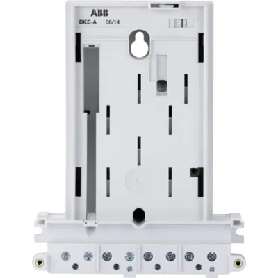 ABB Adapterplatte BKE-A KLD | Stecksockel eHZ-Adapter für Haushaltszähler | plombierbarer Klemmendeckel | silber