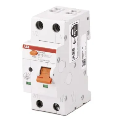 ABB Brandschutzschalter S-ARC1-C10 2-polig 10A | C-Charakteristik | 6kA | 230V | IP2X | 2TE | schaltender Neutralleiter