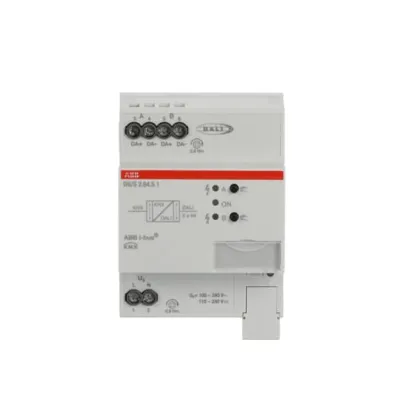 ABB DALI Gateway DG/S2.64.5.1 | KNX Steuerung | 2-fach Premium | REG | integriertes Netzteil | 2x64 DALI | IP20