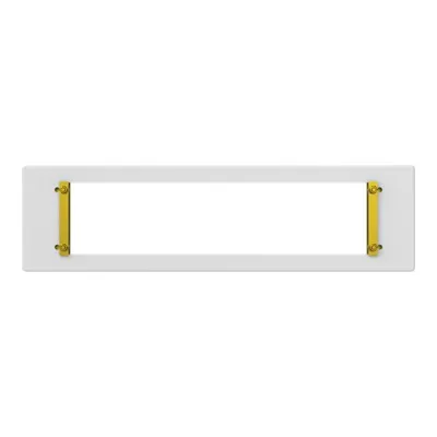 ABB Sockel Zwischenplatte PS400A03 | Adapterrahmen für DIN-Sockel | 1000x320x65 mm | Kunststoff | IK07 | grau RAL 7035