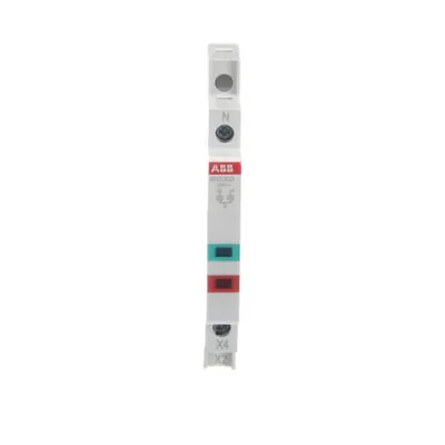ABB Leuchtmelder E219-2CD | LED 2-fach | 115-230V AC | 0,8W | 0,5TE | grün/rot | Schaltzustandsanzeige