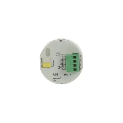 ABB Elektronisches Relais 1-fach ER/U1.1 | Heizungsaktor Unterputz | 24–230V | 1 Ausgang | IP20 | leise & verschleißfrei