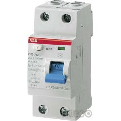 ABB F202F-25/0,03 FI-Schalter 2P, Type F, 25A, 30mA