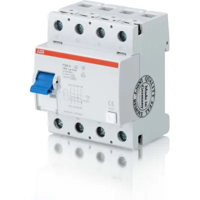 ABB FI-Schutzschalter F204A-125/0,3L 2CSF204123R3950 | 4-polig Typ A | 125A | 400V | 300mA | N-Leiter links | REG | IP20