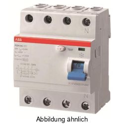 ABB F204A-25/0,1 FI-Schutzschalter 4P Typ A 25A 100mA