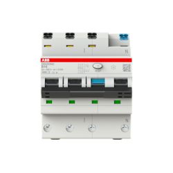 ABB FI/LS-Schalter DSX203NC B16 A30, B 16A, 30mA, 6kA, 3p+N, 4 polig