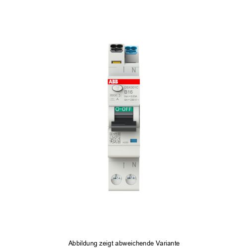 Bild: ABB FI/LS-Schalter DSX301C B10/0,03 B10 30mA Typ A 1p+N (2CSR255165R1105)
