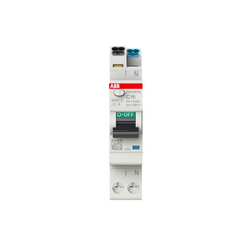 Bild: ABB FI/LS-Schalter FlexLine DSX301C C16 30mA Typ A 1P+N (2CSR255165R1164)