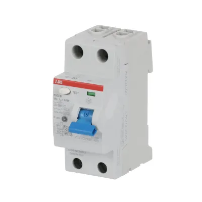ABB FI-Schutzschalter Typ B F202B-25/0,03 | 2-polig | 25A | 30mA | 3kA | allstromsensitiv | DIN-Schiene | 230V | 2TE