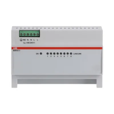 ABB IP Switch IS/S8.1.1 | 2CDG120082R0011 | 8 Ports | Fast Ethernet | Hutschiene | Unmanaged | Industrie | KNX | IP20