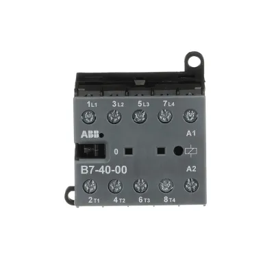 ABB Leistungsschütz B7-40-00-80 | 5,5kW 12A | 4 Schließer | 220-240V AC | Schraubanschluss | Kompakte Bauform