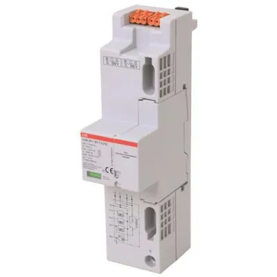 ABB Kombi-Ableiter OVR ZP+ 3N 12.5-255 | Typ 1+2 Blitz-Überspannungsschutz | 4-polig | 255V | IP20 | 2TE