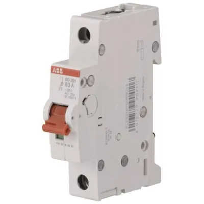 ABB Lasttrennschalter SD201/25 2CDD281101R0025 | 1-polig | 25A | 253V | Ausschalter | Zwangstrennung | IP20 | grau