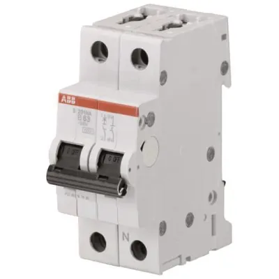 ABB Leitungsschutzschalter S201-B16NA | 1-polig+N | B-Charakteristik | 16A | 230V | 6kA | 2TE | IP20 | AC