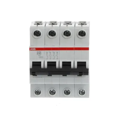 ABB Sicherungsautomat S204-B80 | 4-polig | 80A | B-Charakteristik | 6kA | 400V AC | IP20 | 2CDS254001R0805