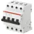 Bild: ABB Sicherungsautomat S204-B80 | 4-polig | 80A | B-Charakteristik | 6kA | 400V AC | IP20 | 2CDS254001R0805