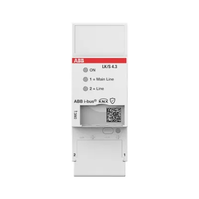ABB Linienkoppler LK/S 4.3 | 2CDG110310R0011 | KNX REG | Segmentkoppler | 2TE | Data Secure | für Hauptlinien