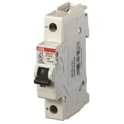 ABB Leitungsschutzschalter S201UDC-Z20 | Sicherungsautomat 1-polig | 20A | Z-Charakteristik | 14kA | DC | 1TE | IP20