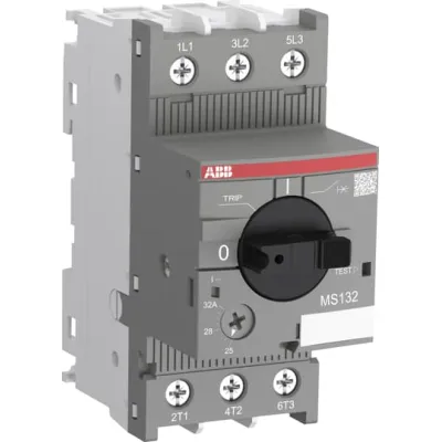 ABB Motorschutzschalter MS132-20 1SAM350000R1013 | 16-20A | 3-polig | thermomagnetisch | 400V | Drehknopf | IP20 | 45mm