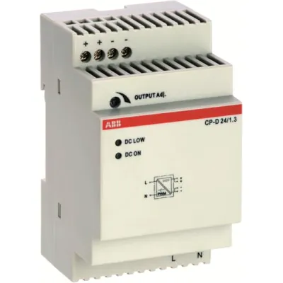 ABB Netzteil CP-D 24/1.3 | 24V DC 1,3A | 30W | DIN-Schiene | AC/DC | IP20 | Schraubanschluss