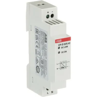 ABB Netzteil CP-D 24/0.42 | 24V DC 0,42A | 10W | DIN-Schiene | AC/DC 100-240V | IP20 | kurzschlussfest